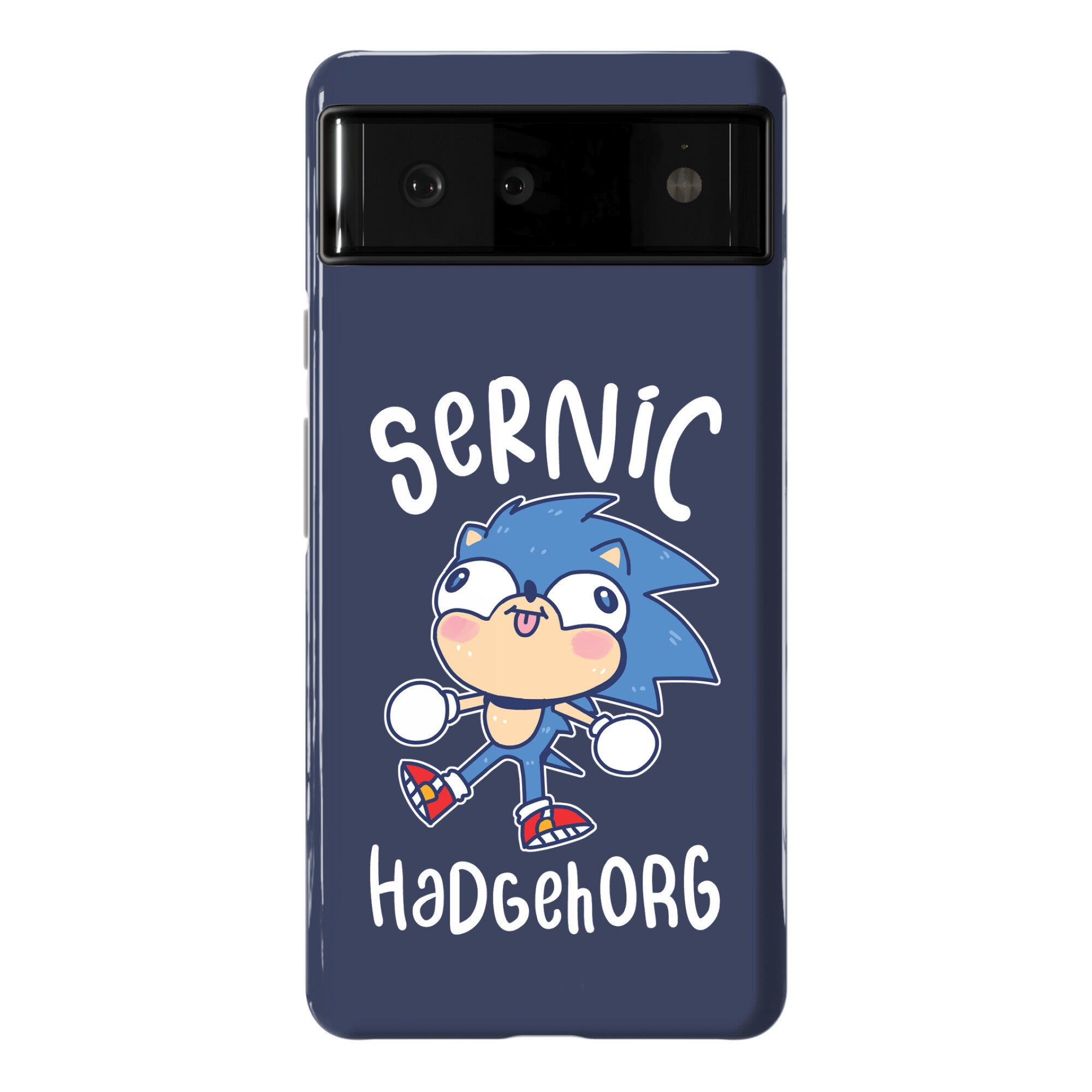 Derpy Sonic Sernic Hadgehorg Phone Case